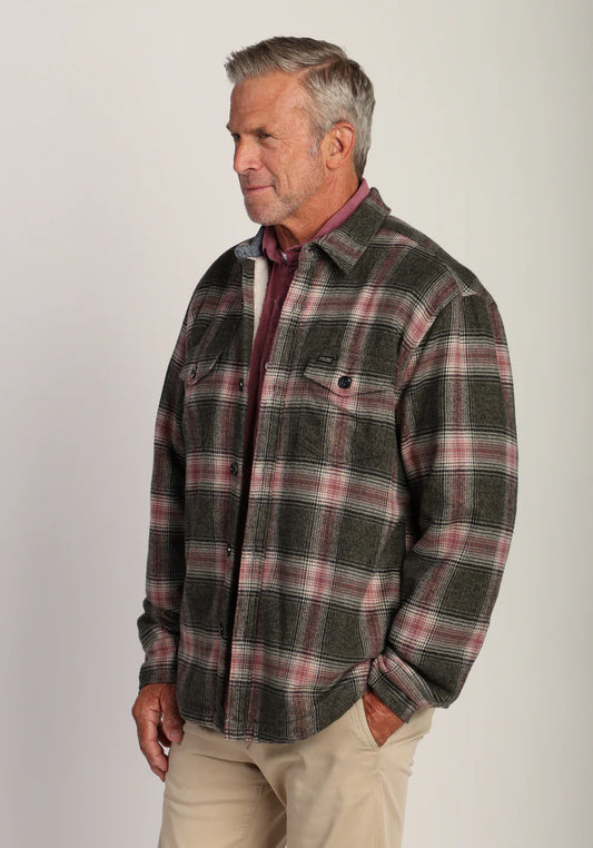 Jackson Summit Shirt Jacket in Brick by True Grit