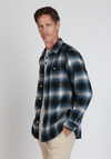 Fireside Super Brushed Flannel in Blue by True Grit