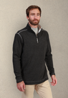 Daybreak Performance Quarter-Zip in Charcoal by True Grit