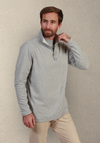 Daybreak Performance Quarter-Zip in Grey by True Grit