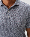 Toco Performance Jersey Polo in Black by Johnnie-O