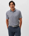 Toco Performance Jersey Polo in Black by Johnnie-O