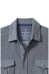 Fireside Coast Flannel Button-Up Shirt In Dress Blues by Tommy Bahama