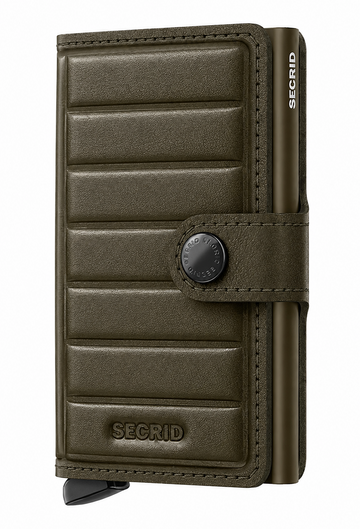 Premium Miniwallet + Emboss Lines in Cedar by Secrid