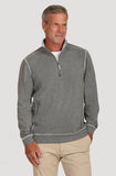 Yosemite 1/4 Zip Pullover in Grey by True Grit