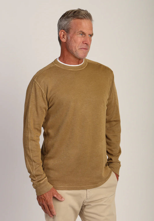 Jackson Ultra Soft-Ribbed Knit in Dark Rye by True Grit