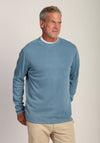 Jackson Ultra Soft-Ribbed Knit in Mineral Blue by True Grit