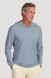 Bowery Burnout Slit Hoodie in Splash by True Grit
