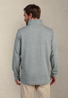 Herringbone Fleece Quarter-Zip in Industrial Blue by True Grit