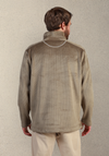 Apres Lux Sueded Corduroy Quarter-Zip in Tobacco by True Grit