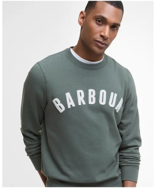 Essential Prep Logo Sweatshirt in Thyme by Barbour