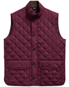 Lowerdale Gilet in Bordeaux by Barbour