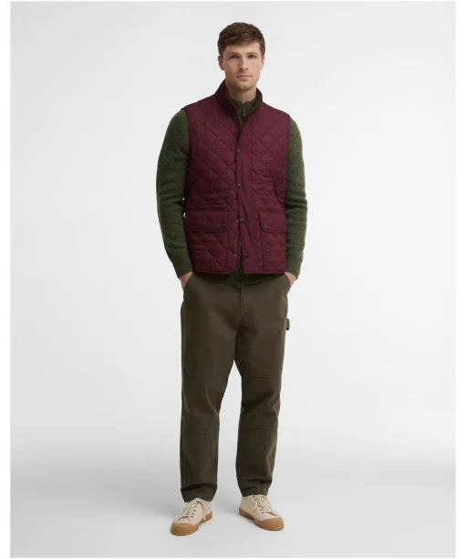 Lowerdale Gilet in Bordeaux by Barbour