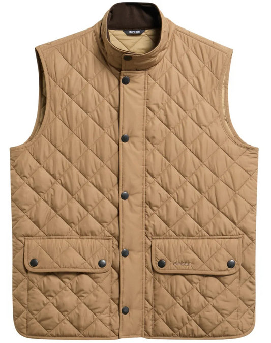 Lowerdale Gilet in Sandstone by Barbour
