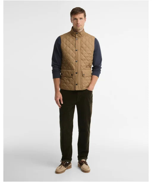 Lowerdale Gilet in Sandstone by Barbour