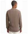 Herringbone Knitted Crew in Stone by Barbour
