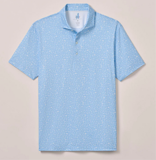 Wine Mixer Featherweight Performance Polo in Kona by Johnnie-O