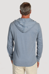 Bowery Burnout Slit Hoodie in Splash by True Grit