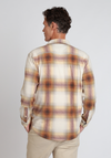 Drifter Sweater-Knit Plaid in Brown by True Grit