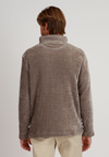 Apres Lux Chenille Quarter-Zip in Grey by True Grit