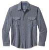 Fireside Coast Flannel Button-Up Shirt In Dress Blues by Tommy Bahama