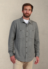 Malibu Shirt Jacket in Heather by True Grit