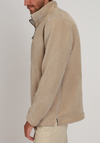 Apres Lux Chenille Quarter-Zip in Oatmeal by True Grit