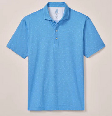 Tundra Featherweight Performance Polo in Palisades Blue by Johnnie-O