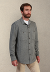 Malibu Shirt Jacket in Heather by True Grit