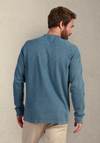 Jackson Modern Thermal Crewneck in Mineral Blue by True Grit