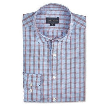 End-On-End Classic Check Shirt in Sky by Scott Barber