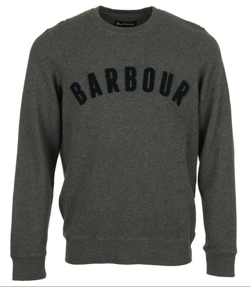 Essential Prep Logo Sweatshirt in Grey by Barbour