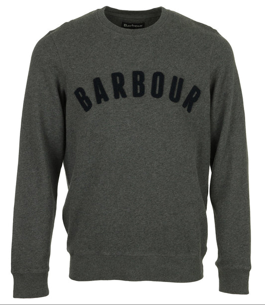 Essential Prep Logo Sweatshirt in Grey by Barbour