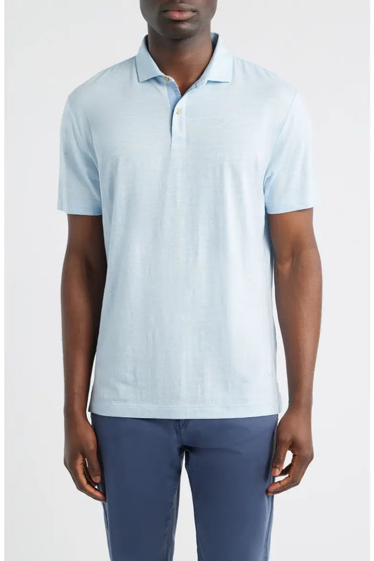 Starnes Heathered Blend Polo in Zen by Johnnie-O