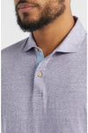 Starnes Heathered Blend Polo in Bluestone by Johnnie-O