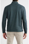Mikey Printed Check Quarter Zip in Mallard by Johnnie-O