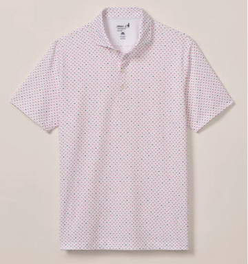 Gambit Performance Jersey Polo in White by Johnnie-O