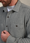 Malibu Shirt Jacket in Heather by True Grit