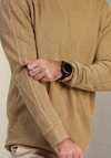 Jackson Modern Thermal Crewneck in Dark Rye by True Grit