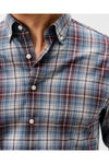 Scotia Plaid Long Sleeve Shirt in Port by Johnnie-O