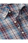 Scotia Plaid Long Sleeve Shirt in Port by Johnnie-O