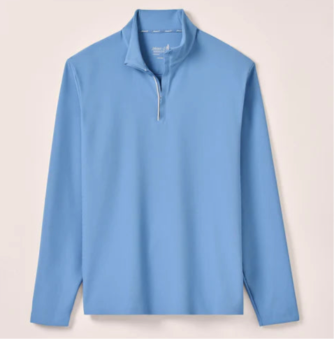 Hoppin Performance 1/4 Zip in Tide by Johnnie-O