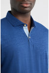 Starnes Heathered Blend Polo in Navy by Johnnie-O