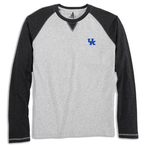 University of Kentucky Alsen Long Sleeve T-Shirt in Charcoal by Johnnie-O