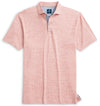 Thatcher Slub Cotton Blend Polo in Slate Rose by Johnnie-O