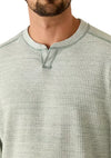 Fairmonte Flip Abaco Long Sleeve Shirt in Castelvetrano Heathe by Tommy Bahama