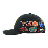 SEC Hat in Black by Zephyr - NEW TEAMS JUST ADDED!