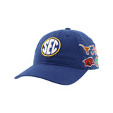 SEC Hat in Blue by Zephyr - NEW TEAMS JUST ADDED!