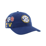 SEC Hat in Blue by Zephyr - NEW TEAMS JUST ADDED!