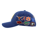 SEC Hat in Blue by Zephyr - NEW TEAMS JUST ADDED!